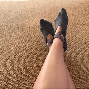 Gray Ballet Style Socks